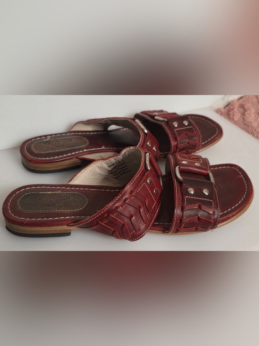 Freebird by Steven Sage Red Sandals EUC